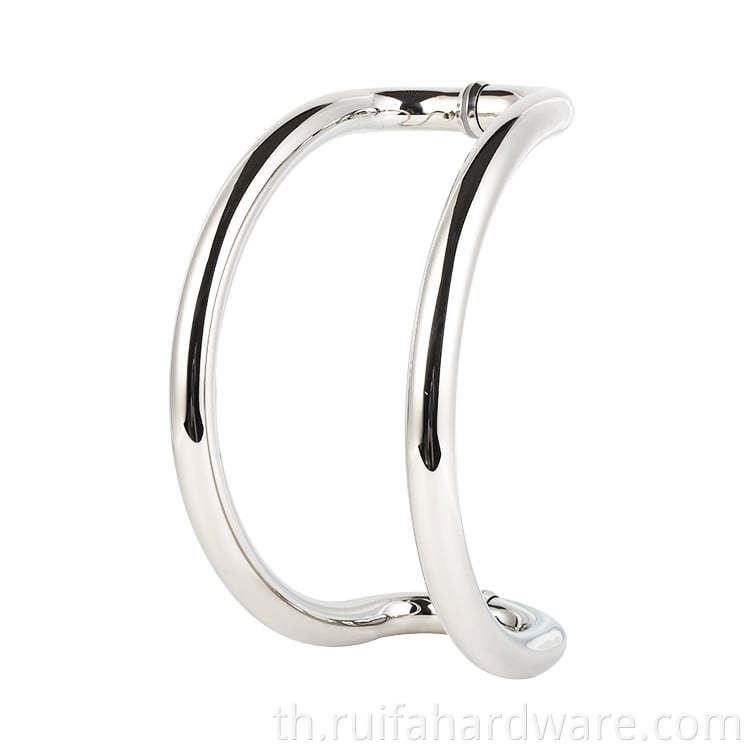 ขายส่งประตูห้องอาบน้ำฝักบัวแก้วแบบกำหนดเอง (5) Wholesale Custom Glass Shower Door Handles (5)